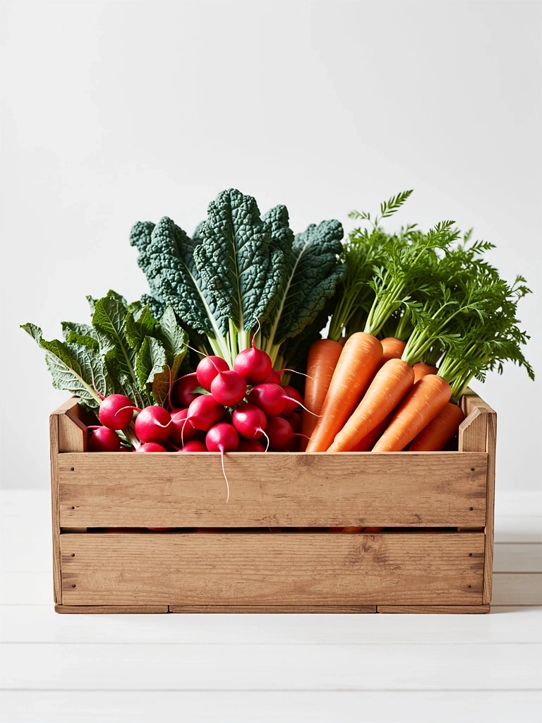 Variedad de vegetales frescos